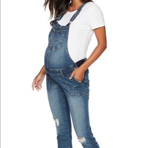 indigo blue overalls